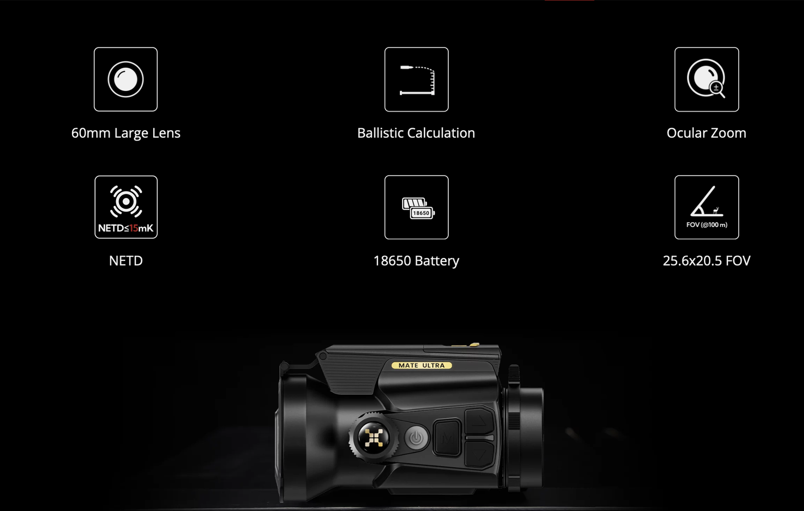 Nocpix MATE H50R termovizorinis priedas dieninei optikai