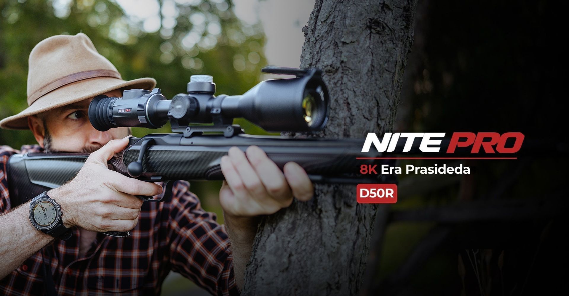 Nocpix NITE PRO D50R skaitmeninė naktinio matymo optika