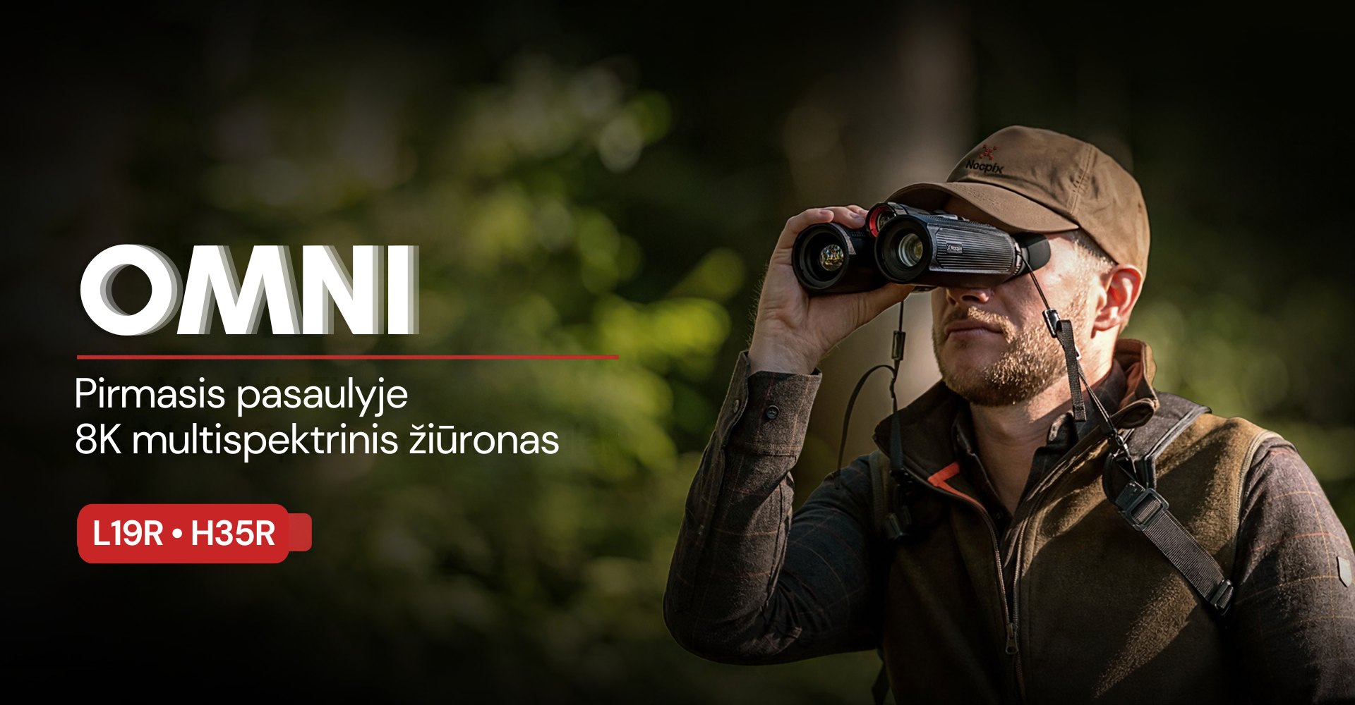 Nocpix OMNI H35R multispektriniai žiūronai