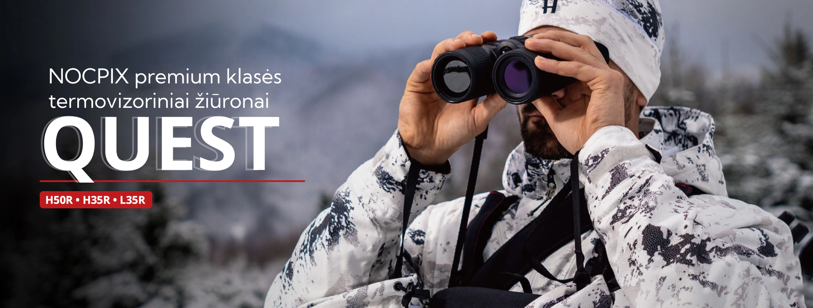 Nocpix QUEST H35R termovizoriniai žiūronai