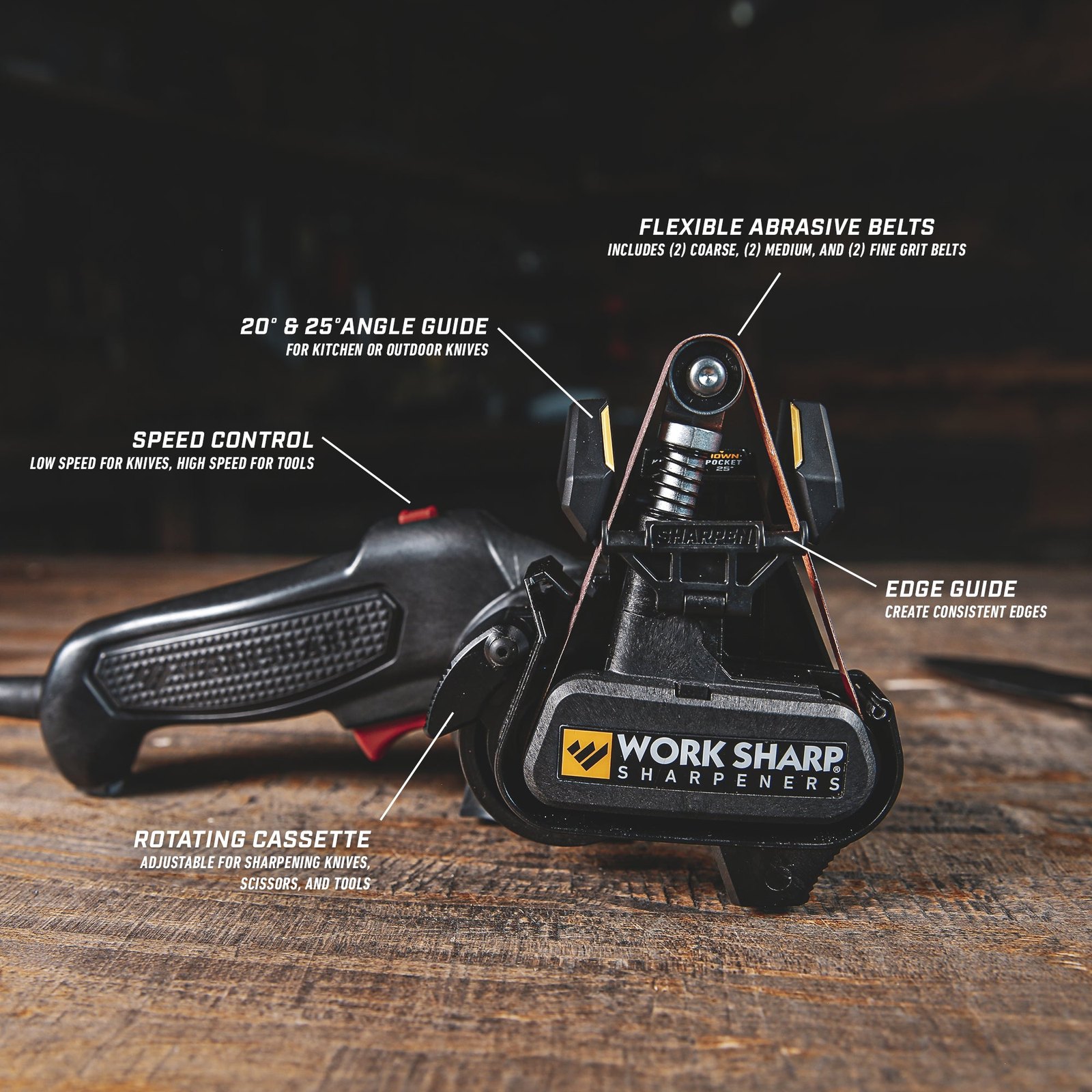 Work Sharp Knife & Tool Sharpener Mk.2™ elektrinis peilių ir įrankių galąstuvas