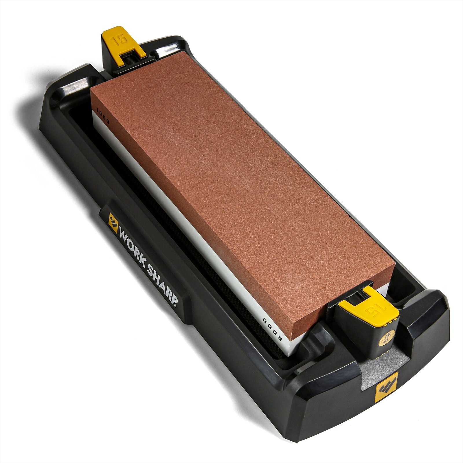 Work Sharp Whetstone galandimo akmuo su pagrindu ir kampo kreipikliais